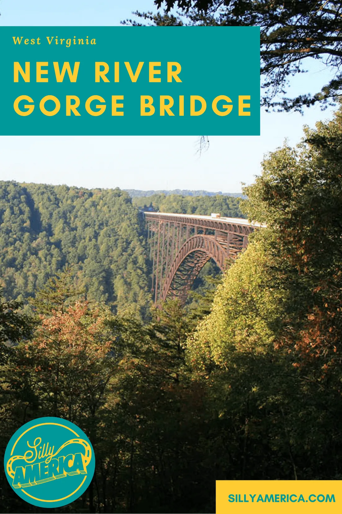 A must-see tourist attraction in West Virginia is the New River Gorge Bridge. While this road trip stop is far from the normal "world's largest things" we write about here, it's an impressive site and not to be missed if driving through the area. #WestVirginiaRoadsideAttractions #WestVirginiaRoadsideAttraction #RoadsideAttractions #RoadsideAttraction #RoadTrip #WestVirginiaRoadTrip #WestVirginiaTravelRoadTrip #ThingsToDoInWestVirginia #WestVirginiaMountainsRoadTrip 