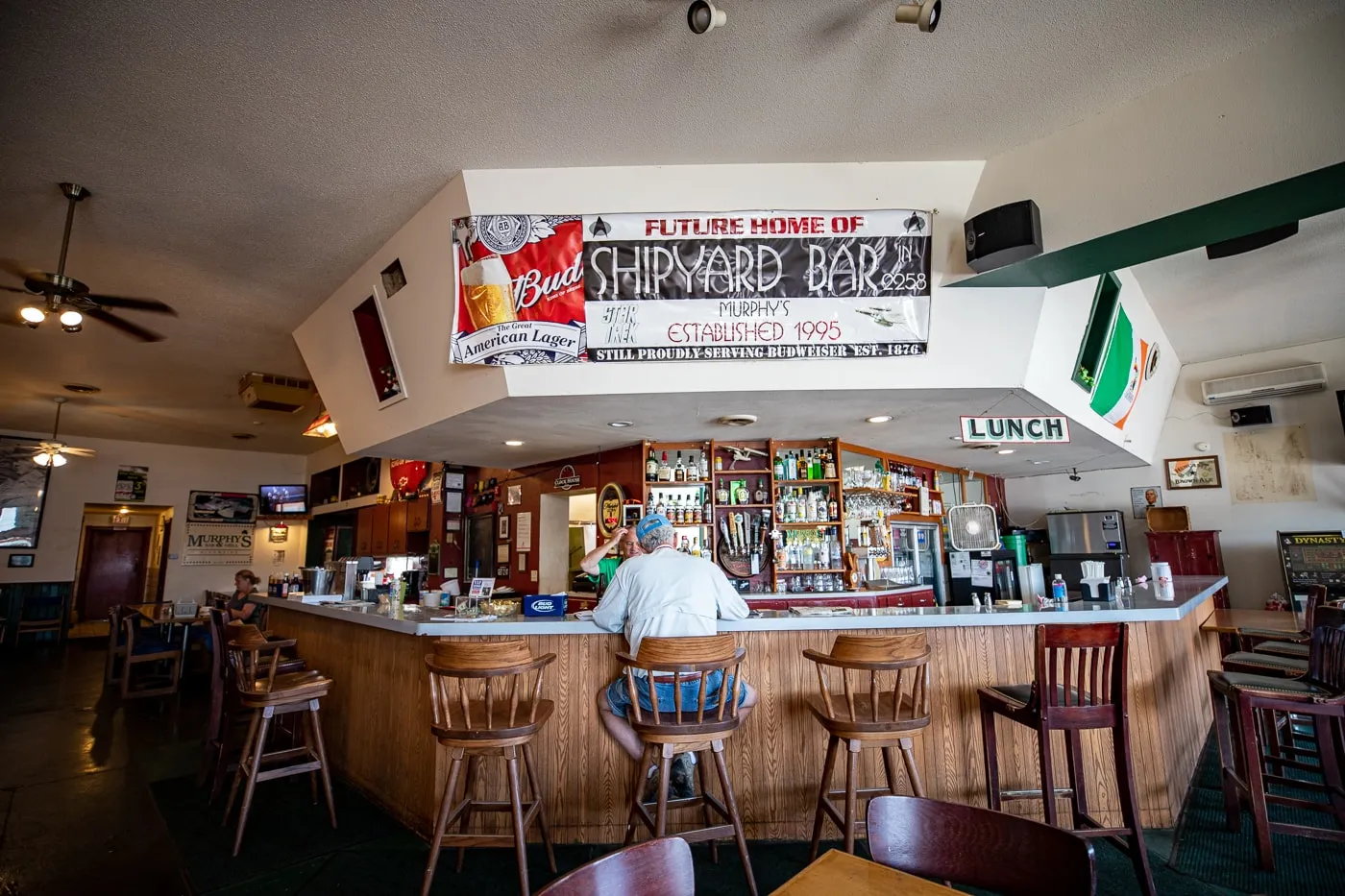 Future Home of the Shipyards Bar from Star Trek at Murphy's Bar and Grill in Riverside, Iowa