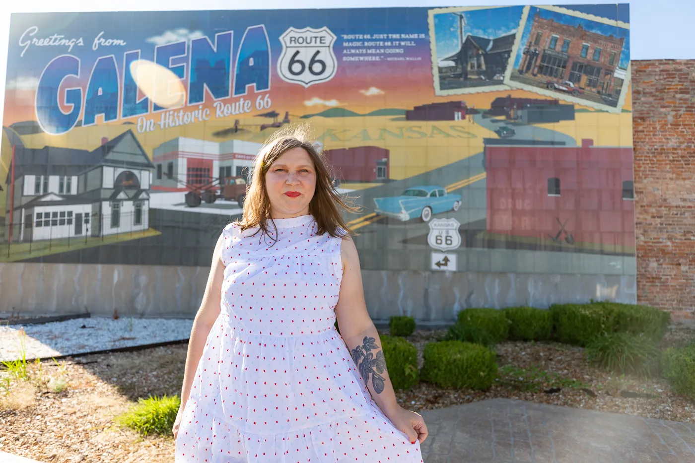 Greetings from Galena mural in Galena, Kansas on Route 66