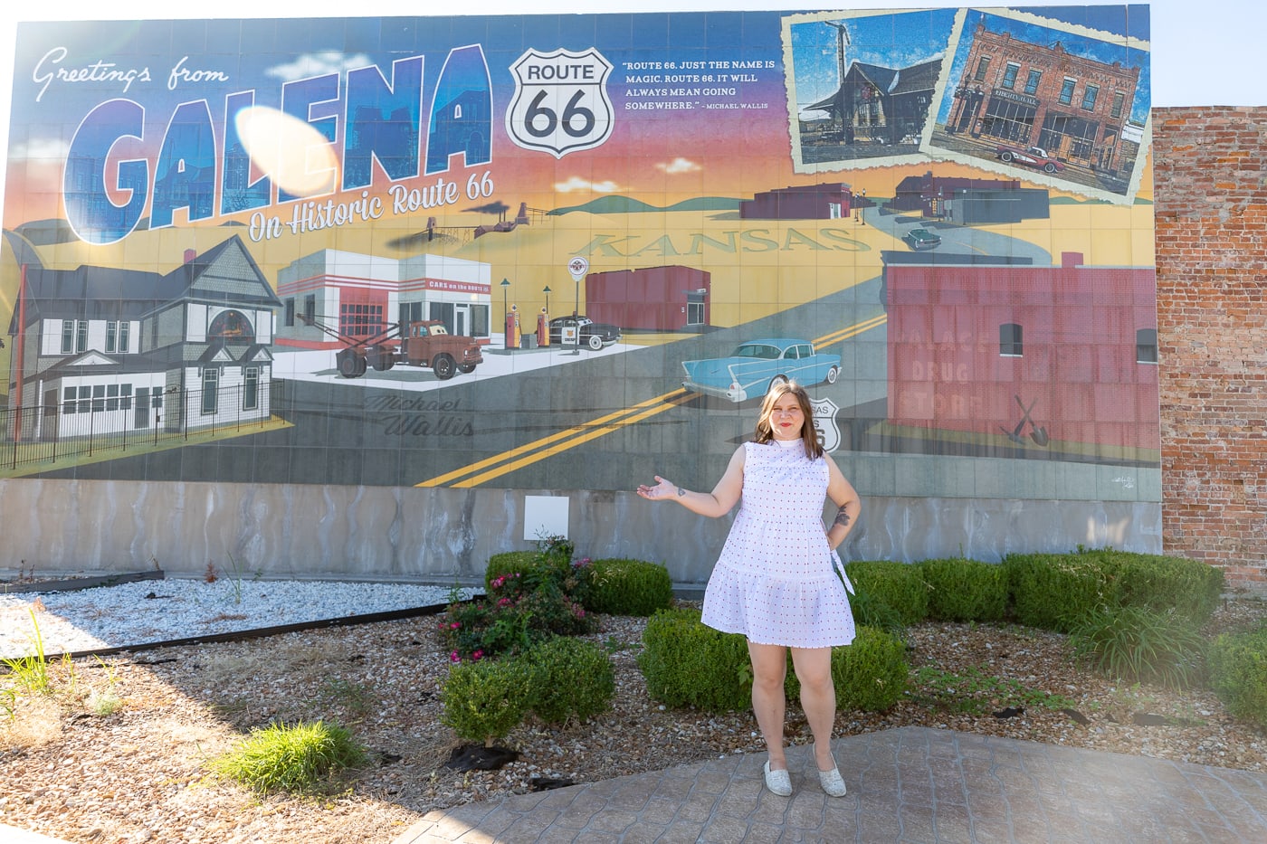 Greetings from Galena mural in Galena, Kansas on Route 66