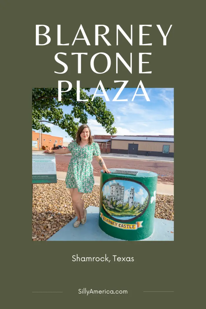 They say that kissing the Blarney Stone will give you the gift of eloquence. And it's a good thing, because you will want to tell everyone about this roadside attraction: the Blarney Stone in Shamrock, Texas…that's right, Texas, not Ireland. Visit this Texas roadside attraction on a Route 66 road trip. #RoadTrips #RoadTripStop #Route66 #Route66RoadTrip #TexasRoute66 #Texas #TexasRoadTrip #TexasRoadsideAttractions #RoadsideAttractions #RoadsideAttraction #RoadsideAmerica #RoadTrip