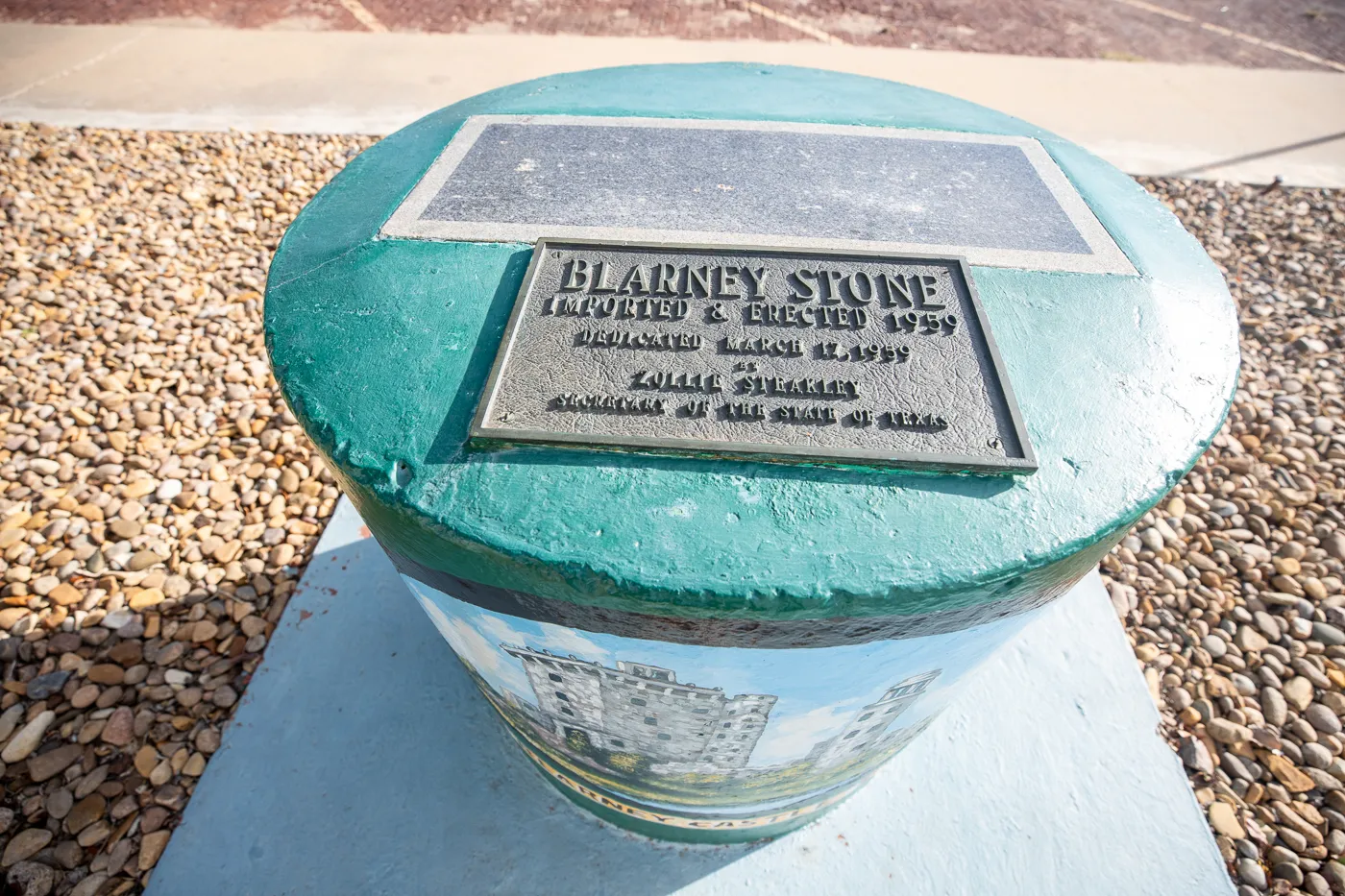 Blarney Stone in Shamrock, Texas