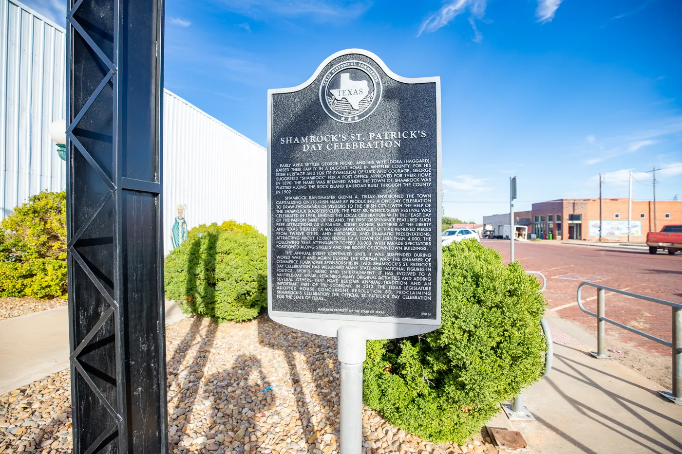 Blarney Stone in Shamrock, Texas