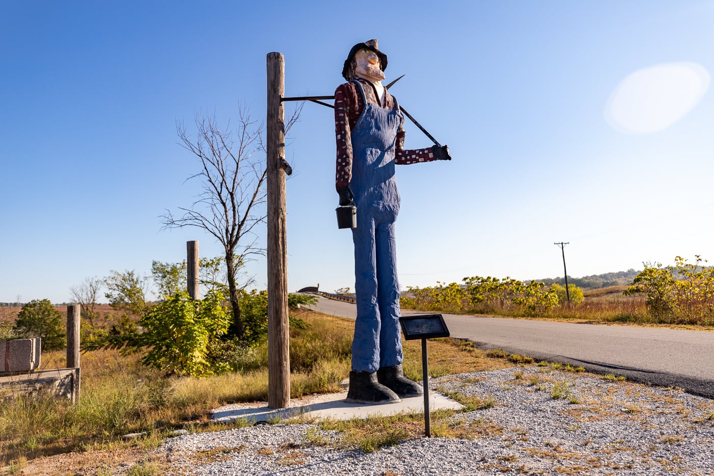 Frecs the Miner in Galena, Kansas - Route 66 Muffler Man