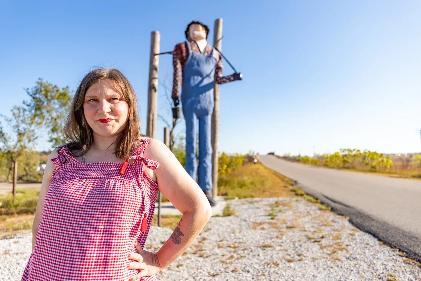 Frecs the Miner in Galena, Kansas - Route 66 Muffler Man