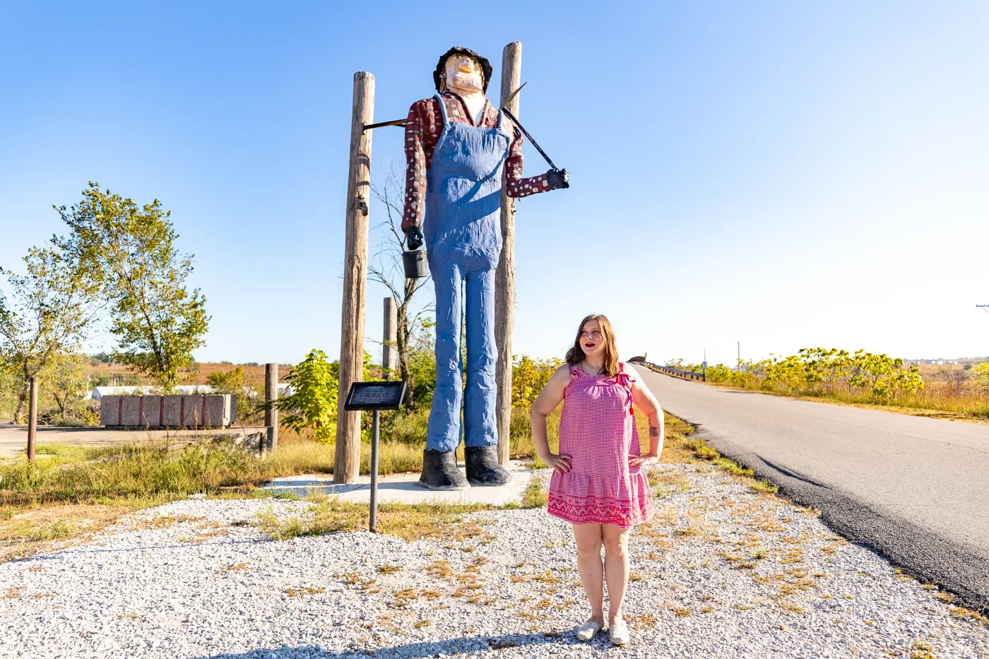 Frecs the Miner in Galena, Kansas - Route 66 Muffler Man