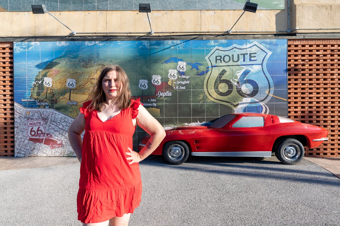 Route 66 Mural Park in Joplin, Missouri