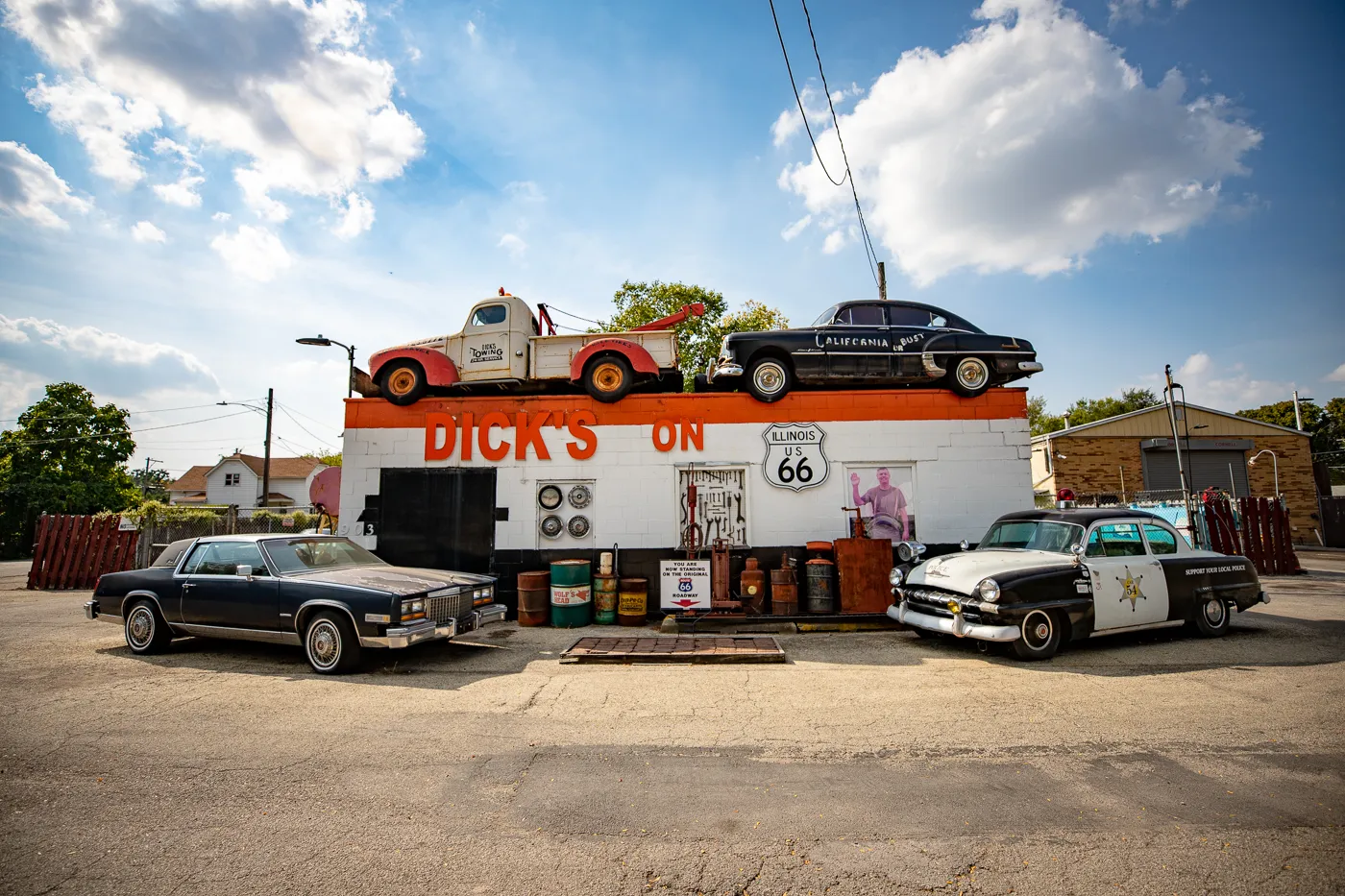 Dick's on 66 - Dick's Towing in Joliet, Illinois Route 66 Attraction