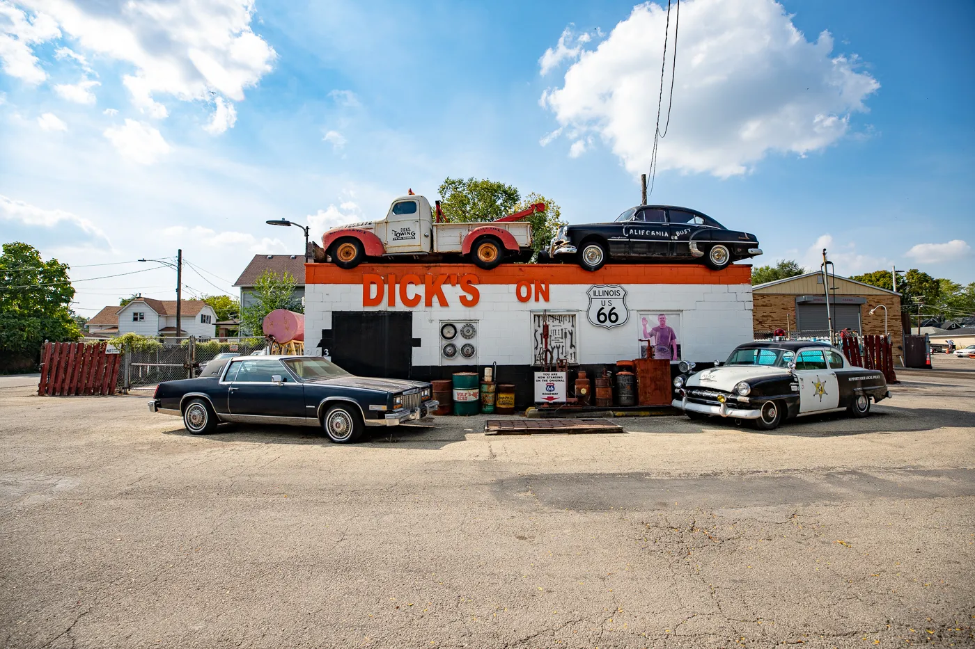 Dick's on 66 - Dick's Towing in Joliet, Illinois Route 66 Attraction