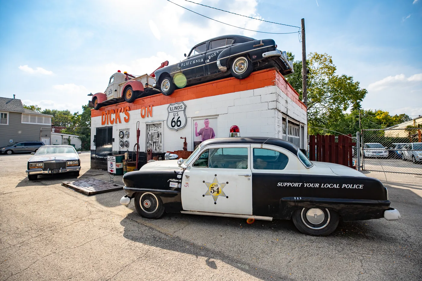 Dick's on 66 - Dick's Towing in Joliet, Illinois Route 66 Attraction