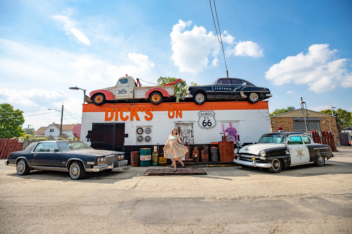 Dick's on 66 - Dick's Towing in Joliet, Illinois Route 66 Attraction