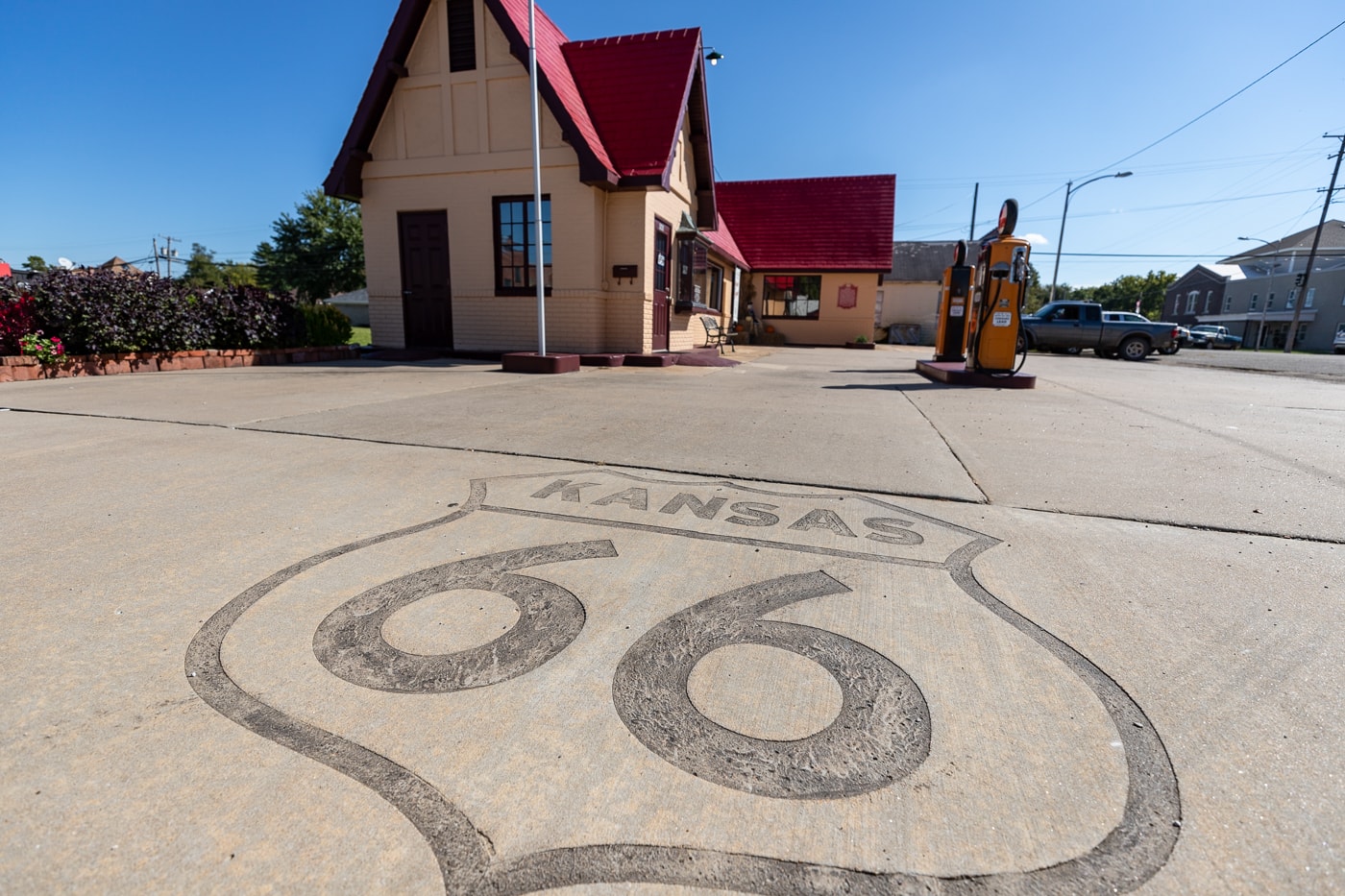 Baxter Springs Independent Oil and Gas Service Station in Baxter Springs, Kansas Route 66 Visitor Center