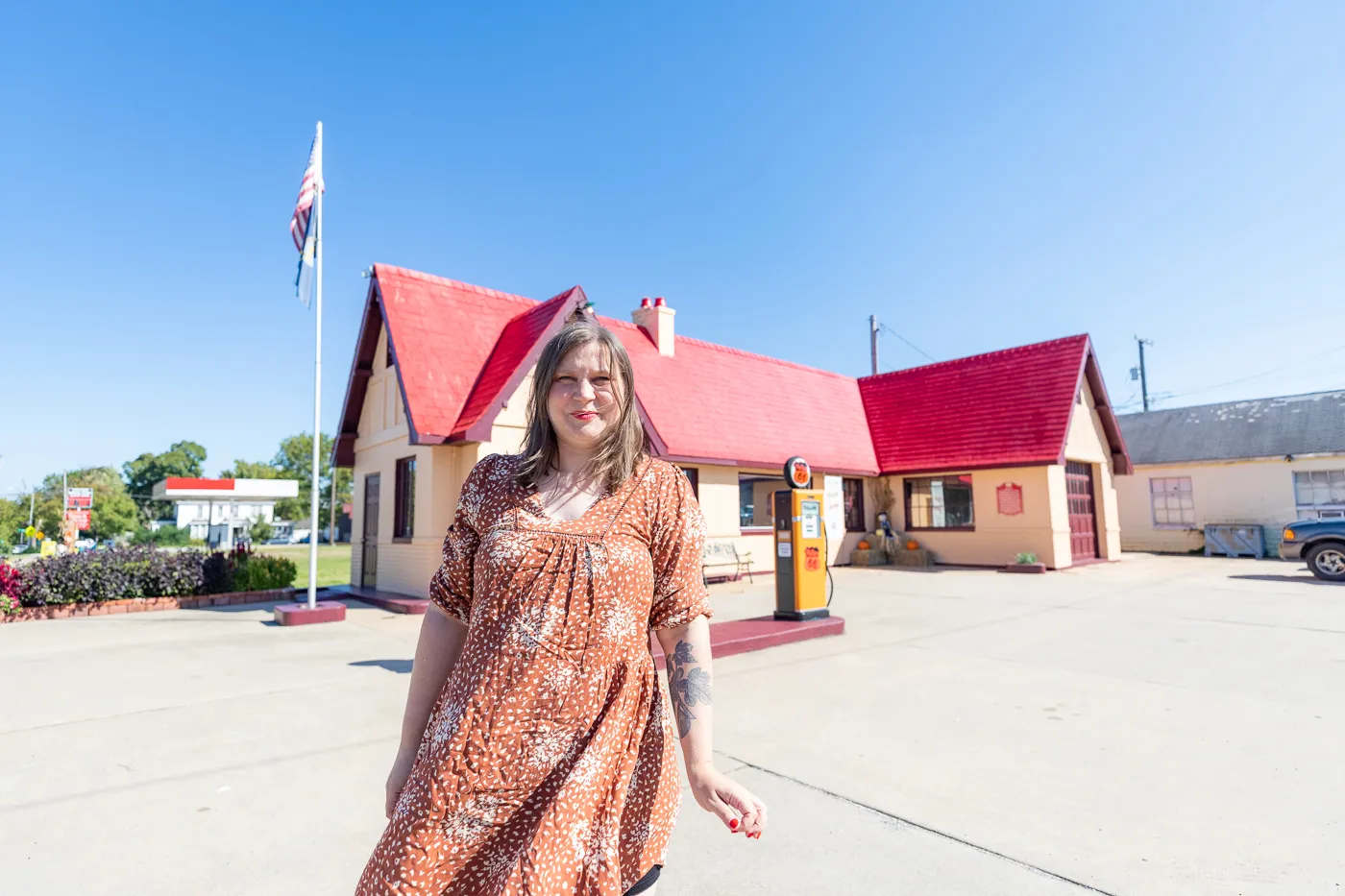 Baxter Springs Independent Oil and Gas Service Station in Baxter Springs, Kansas Route 66 Visitor Center