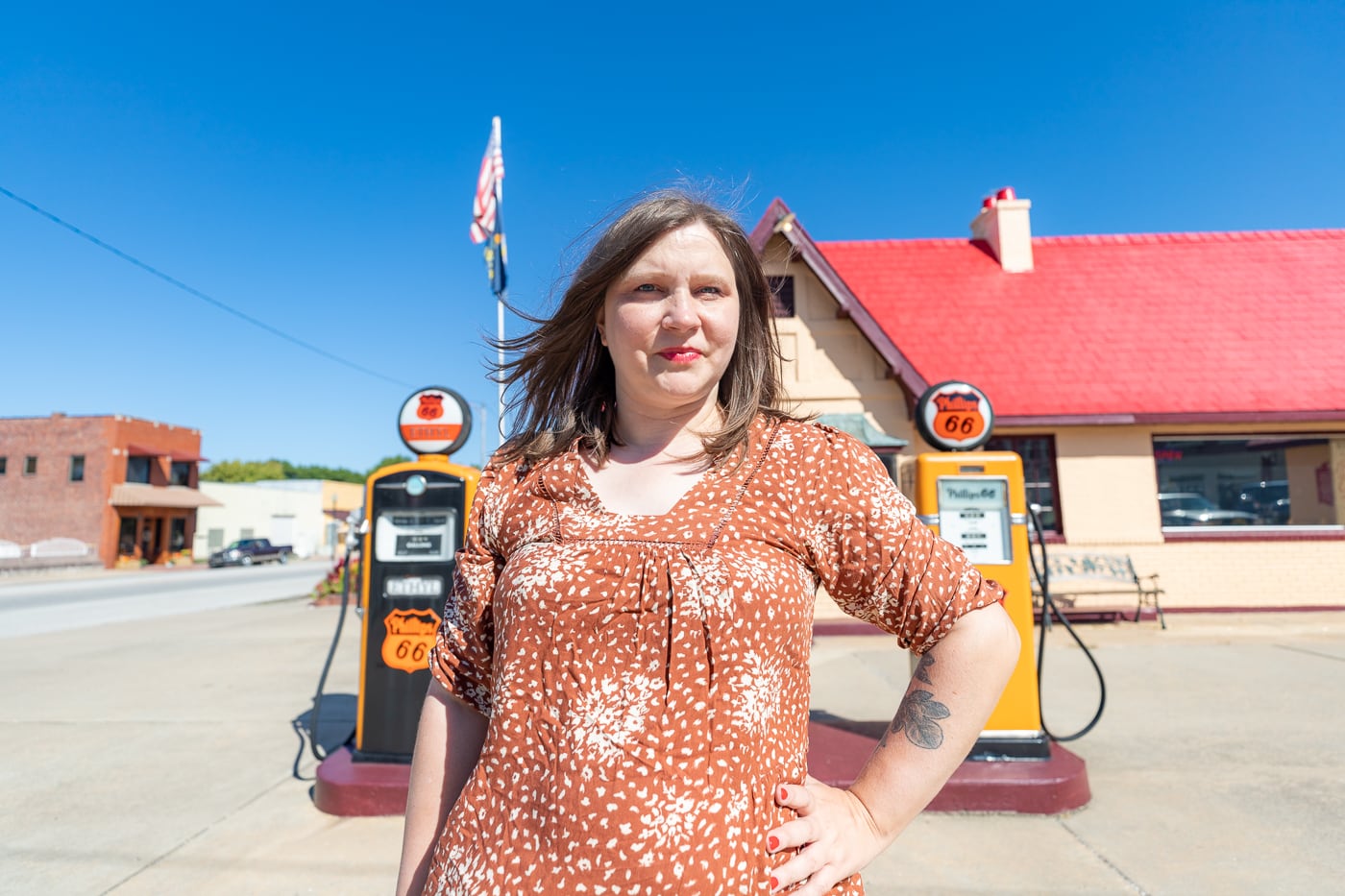 Baxter Springs Independent Oil and Gas Service Station in Baxter Springs, Kansas Route 66 Visitor Center