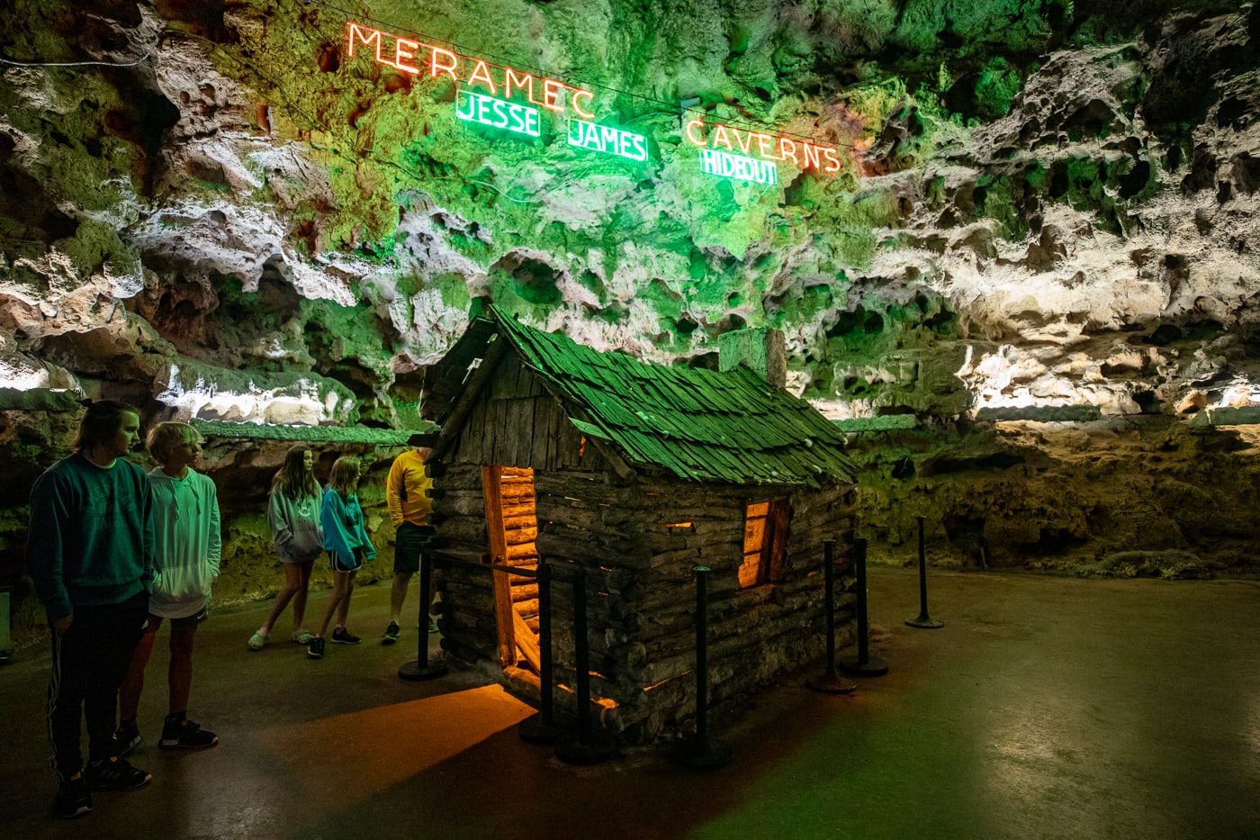 Meramec Caverns in Sullivan, Missouri Route 66 tourist attraction