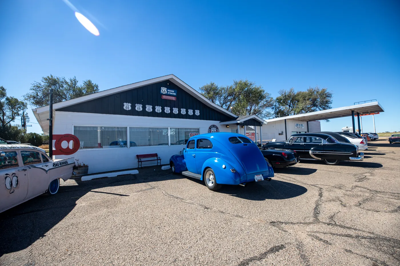 Route 66 Midpoint Cafe in Adrian, Texas