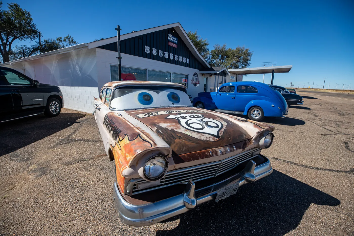 Route 66 Midpoint Cafe in Adrian, Texas