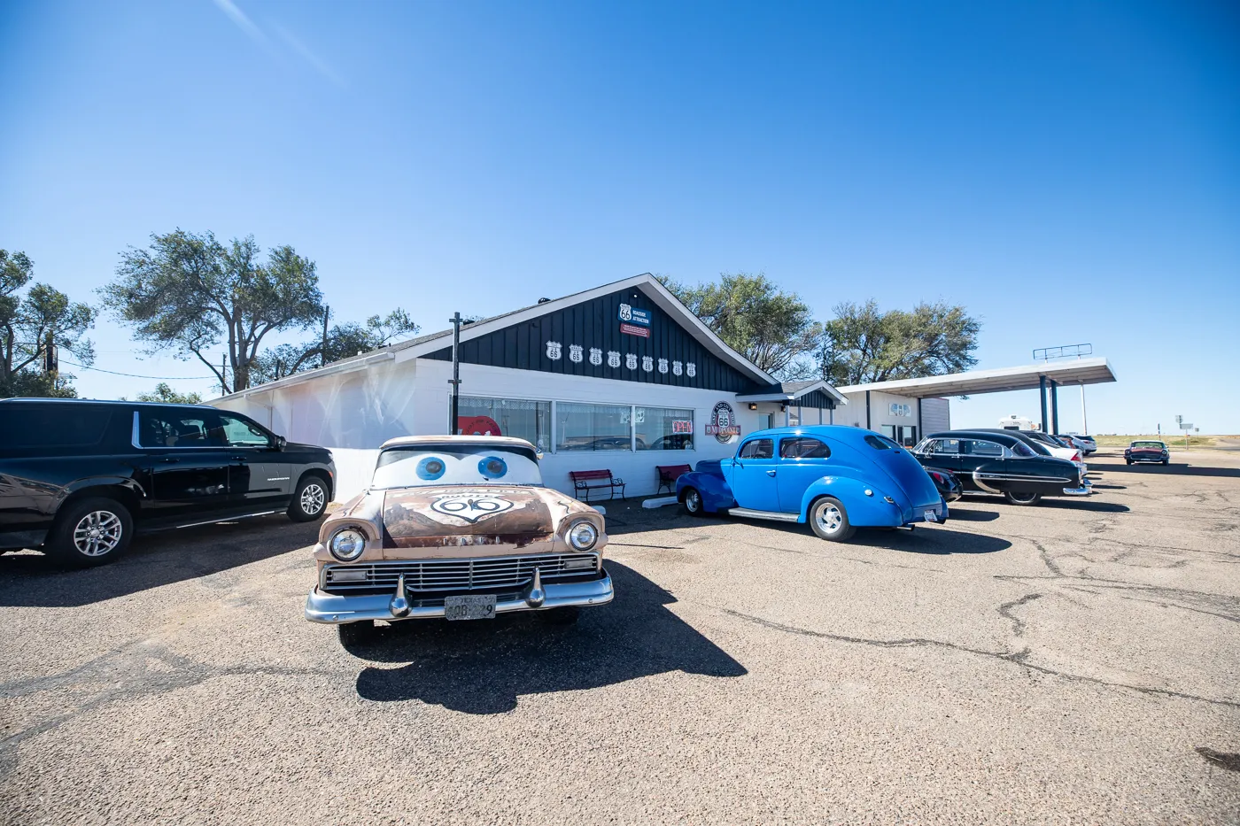 Route 66 Midpoint Cafe in Adrian, Texas