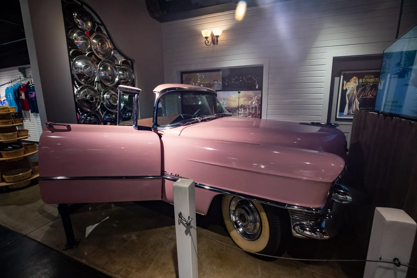 Pink Cadillac  - Transportation Museum and Gift Shop at the National Route 66 Museum in Elk City, Oklahoma