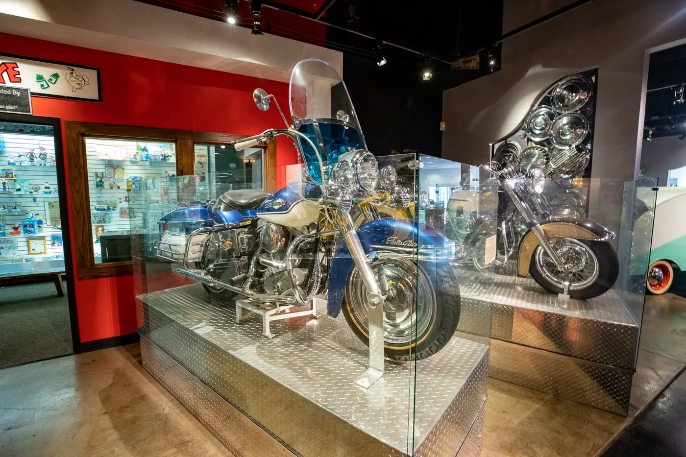 Motorcycles - Transportation Museum and Gift Shop at the National Route 66 Museum in Elk City, Oklahoma