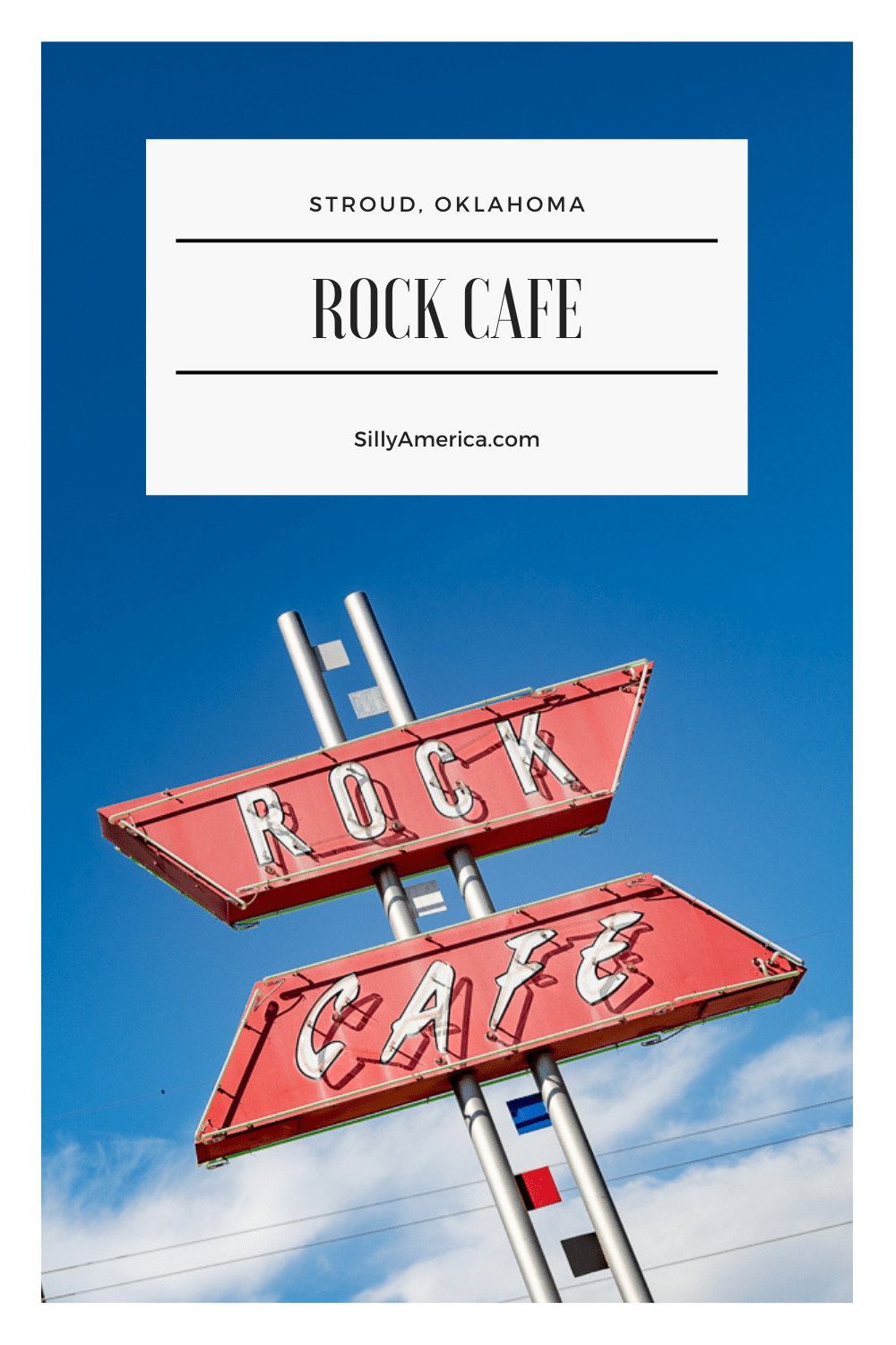 This Route 66 restaurant ROCKS. And it has been rocking since 1939. The Rock Cafe in Stroud, Oklahoma is a nostalgic road trip stop, with delicious food that you can't miss.  #RoadTrips #RoadTripStop #Route66 #Route66RoadTrip #OklahomaRoute66 #Oklahoma #OklahomaRoadTrip #OklahomaRoadsideAttractions #RoadsideAttractions #RoadsideAttraction #RoadsideAmerica #RoadTrip