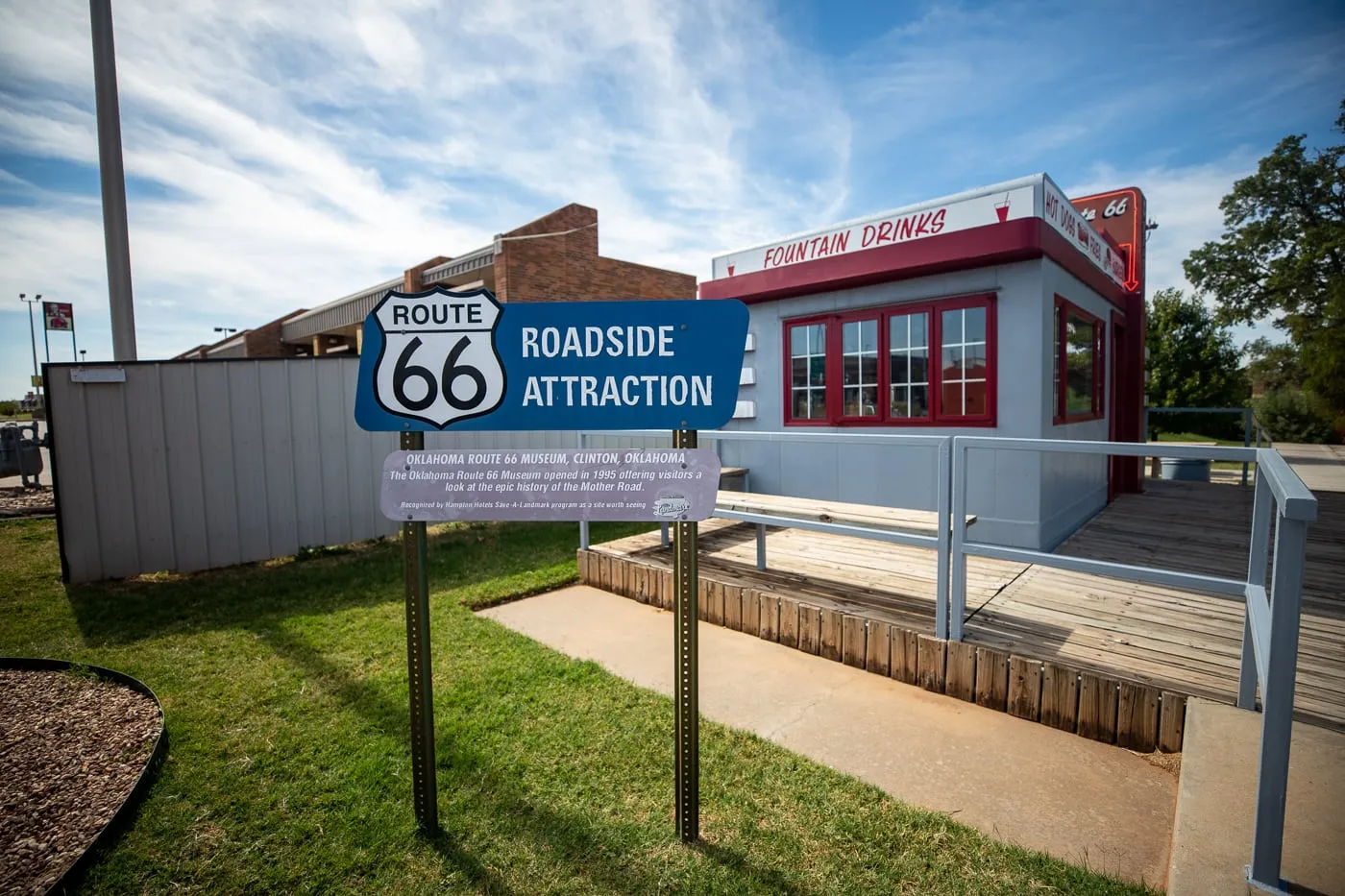Oklahoma Route 66 Museum in Clinton, Oklahoma