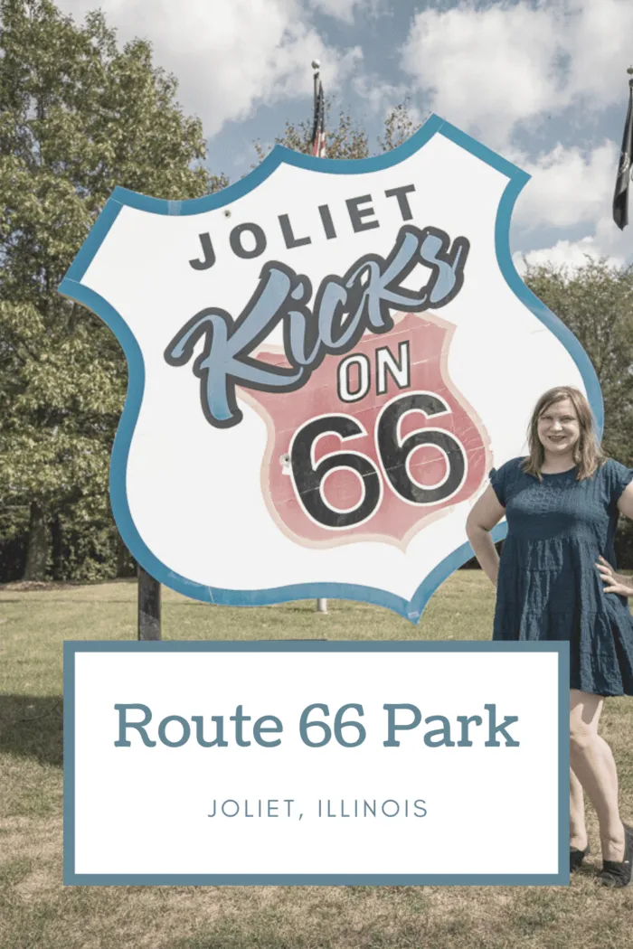 Joliet kicks on 66, and so can you. Stop at Route 66 Park in Joliet, Illinois to stretch your legs, get some ice cream, admire a historic prison, and maybe sing the blues. Stop at Rich & Creamy Ice Cream, see the Blues Brothers and Joliet Prison, and take selfies at the Joliet Kicks on 66 sign. #RoadTrips #RoadTripStop #Route66 #Route66RoadTrip #IllinoisRoute66 #Illinois #IllinoisRoadTrip #IllinoisRoadsideAttractions #RoadsideAttractions #RoadsideAttraction #RoadsideAmerica #RoadTrip