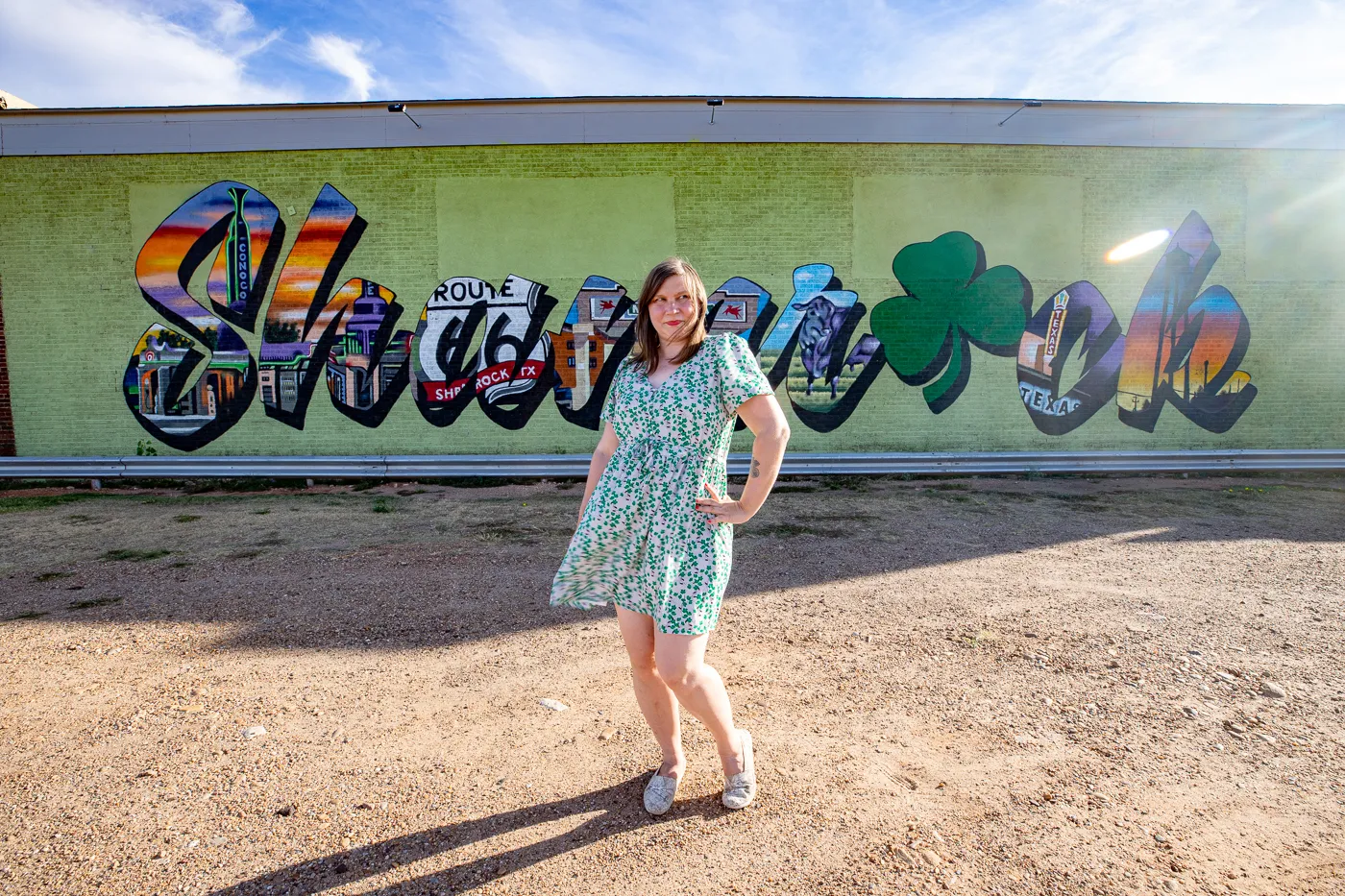 Shamrock, Texas Mural on Route 66