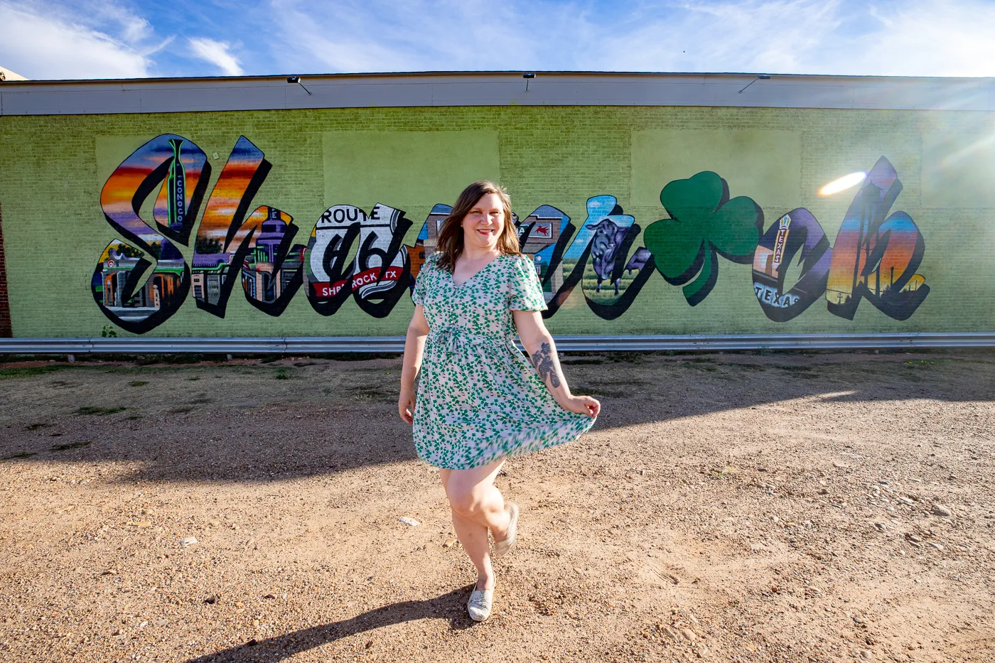 Shamrock, Texas Mural on Route 66