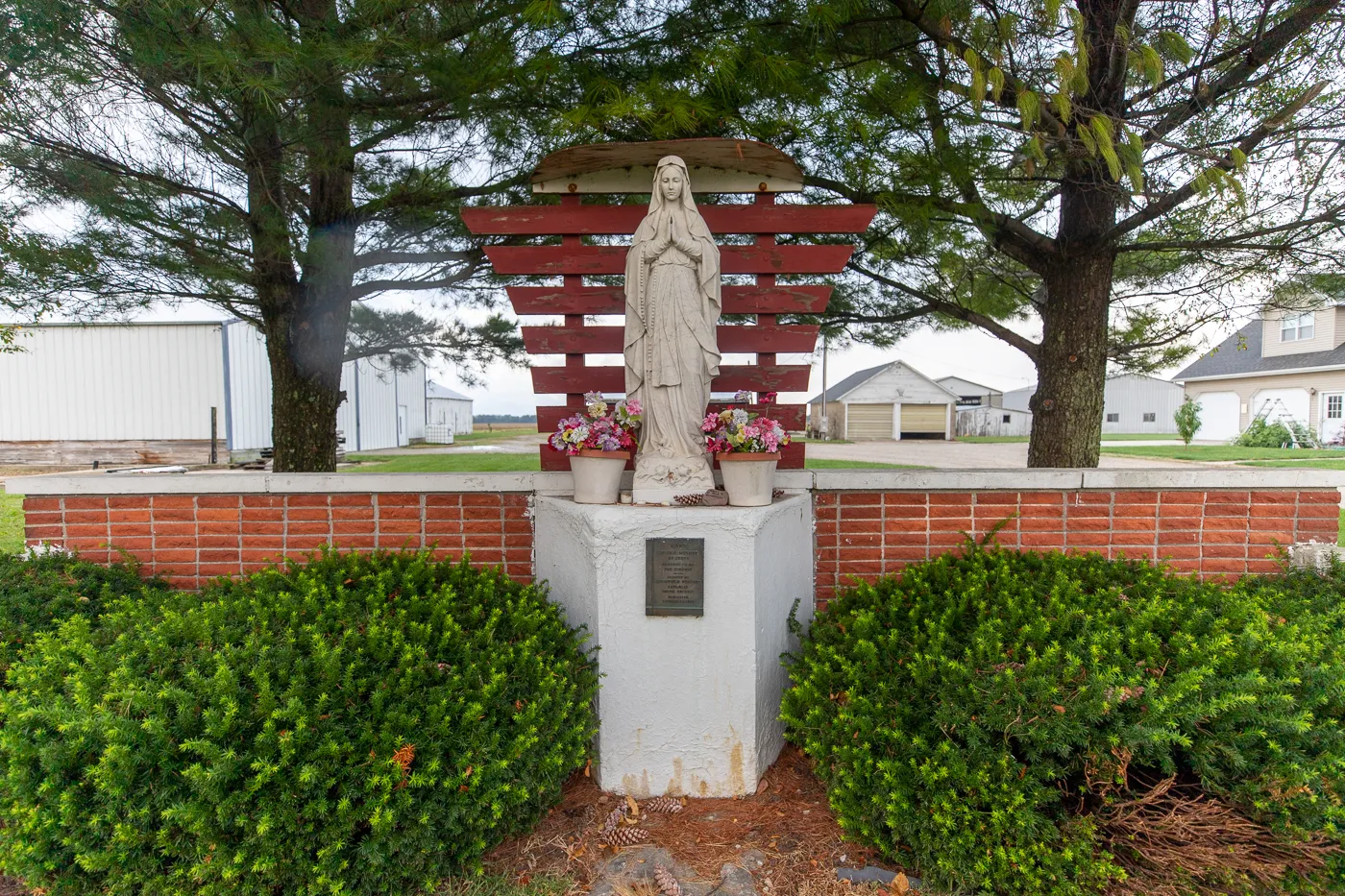 Our Lady of the Highway Shrine on Route 66 in Raymond, Illinois