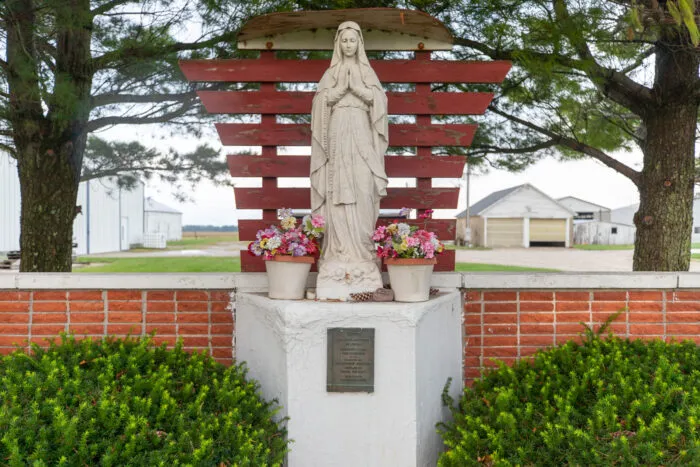 Our Lady of the Highway Shrine on Route 66 in Raymond, Illinois