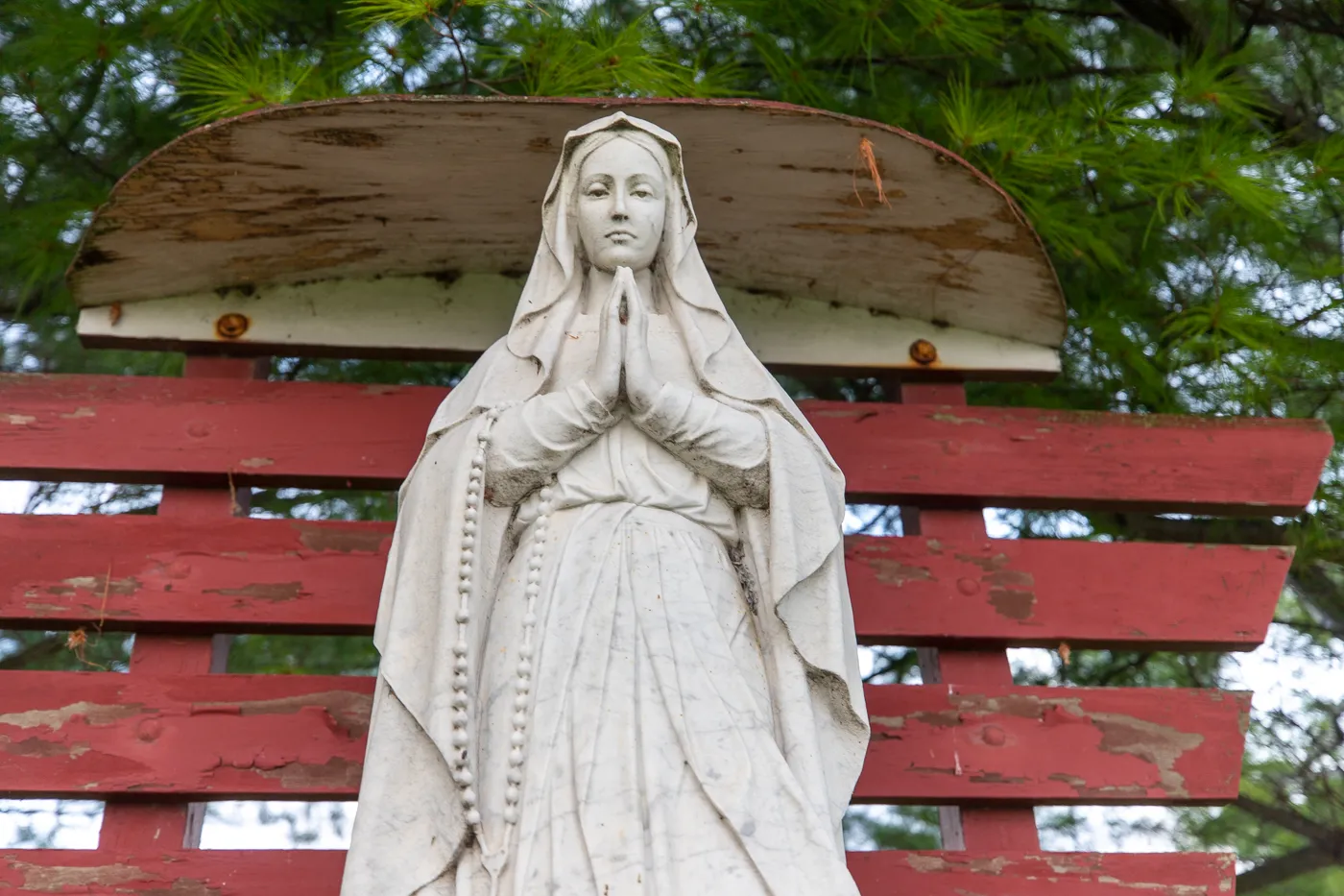 Our Lady of the Highway Shrine on Route 66 in Raymond, Illinois