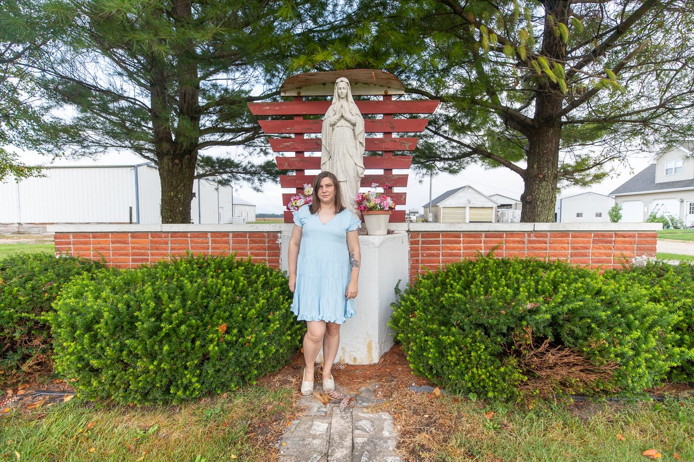 Our Lady of the Highway Shrine on Route 66 in Raymond, Illinois