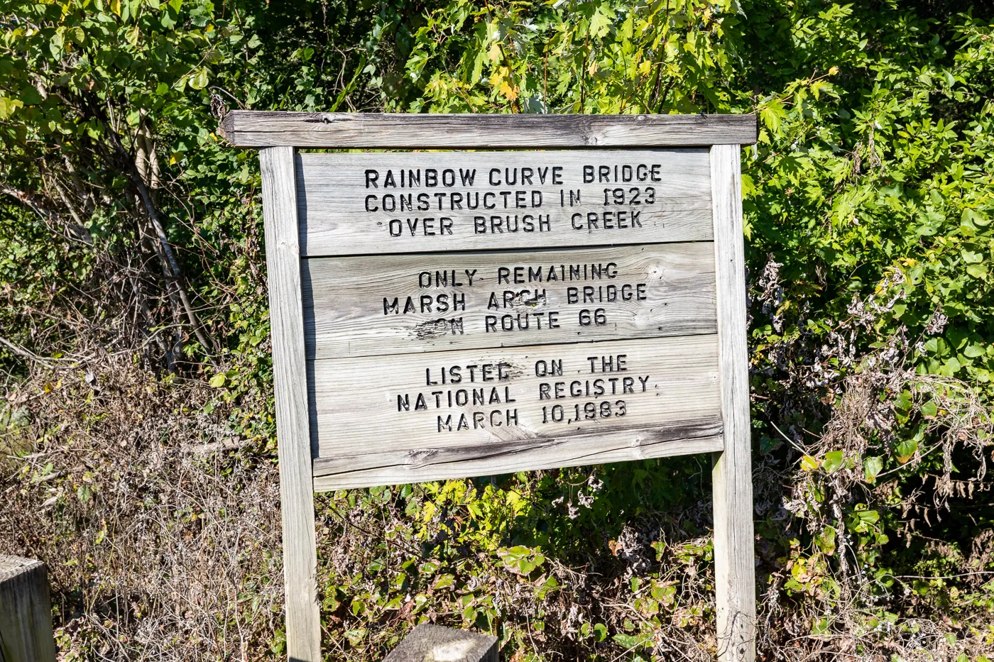 Route 66 Rainbow Bridge in Baxter Springs, Kansas