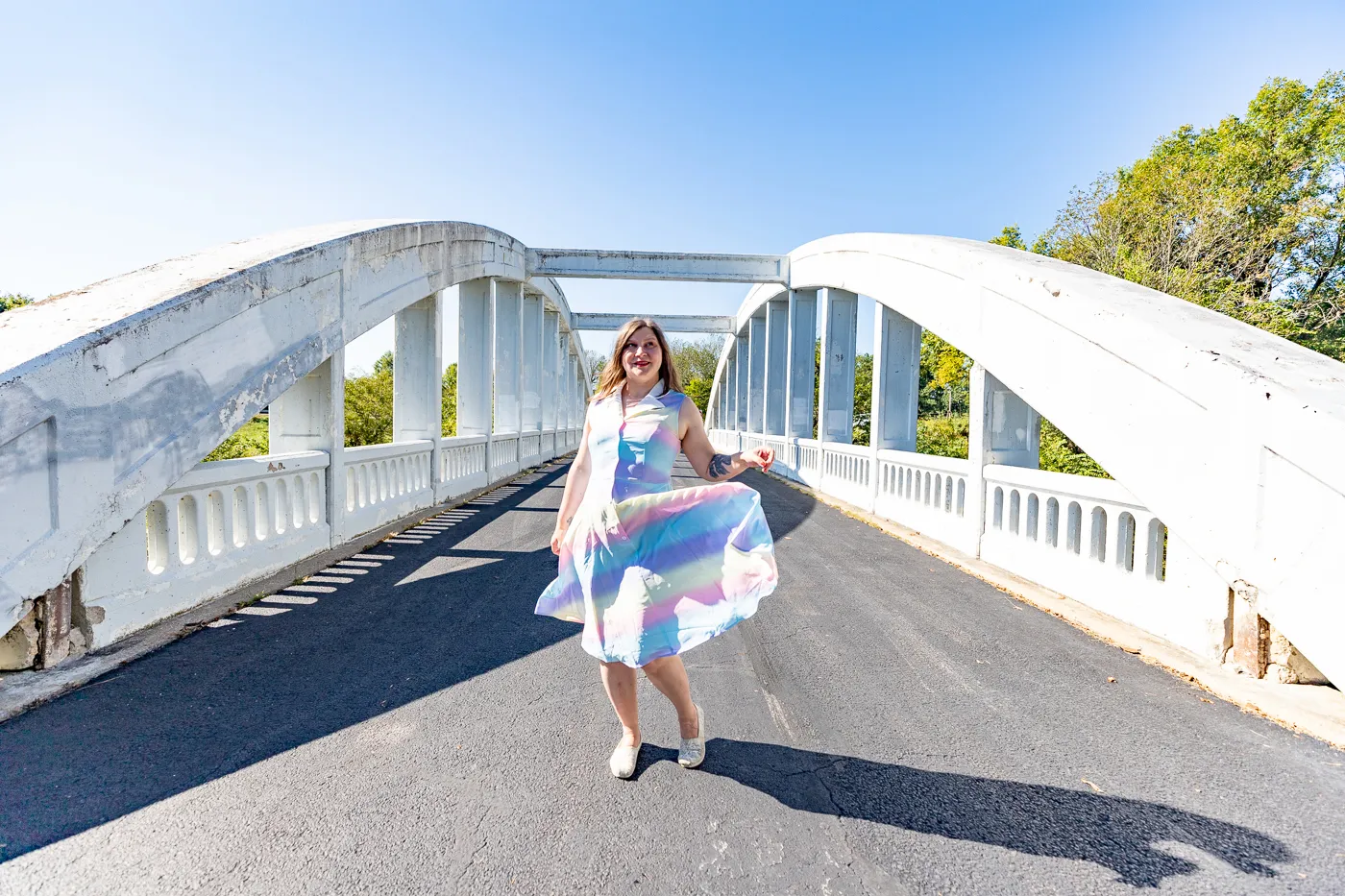 Route 66 Rainbow Bridge in Baxter Springs, Kansas