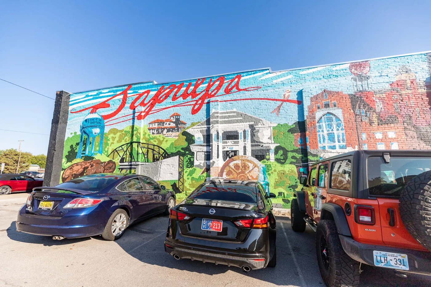 Sapulpa Route 66 Mural in Oklahoma