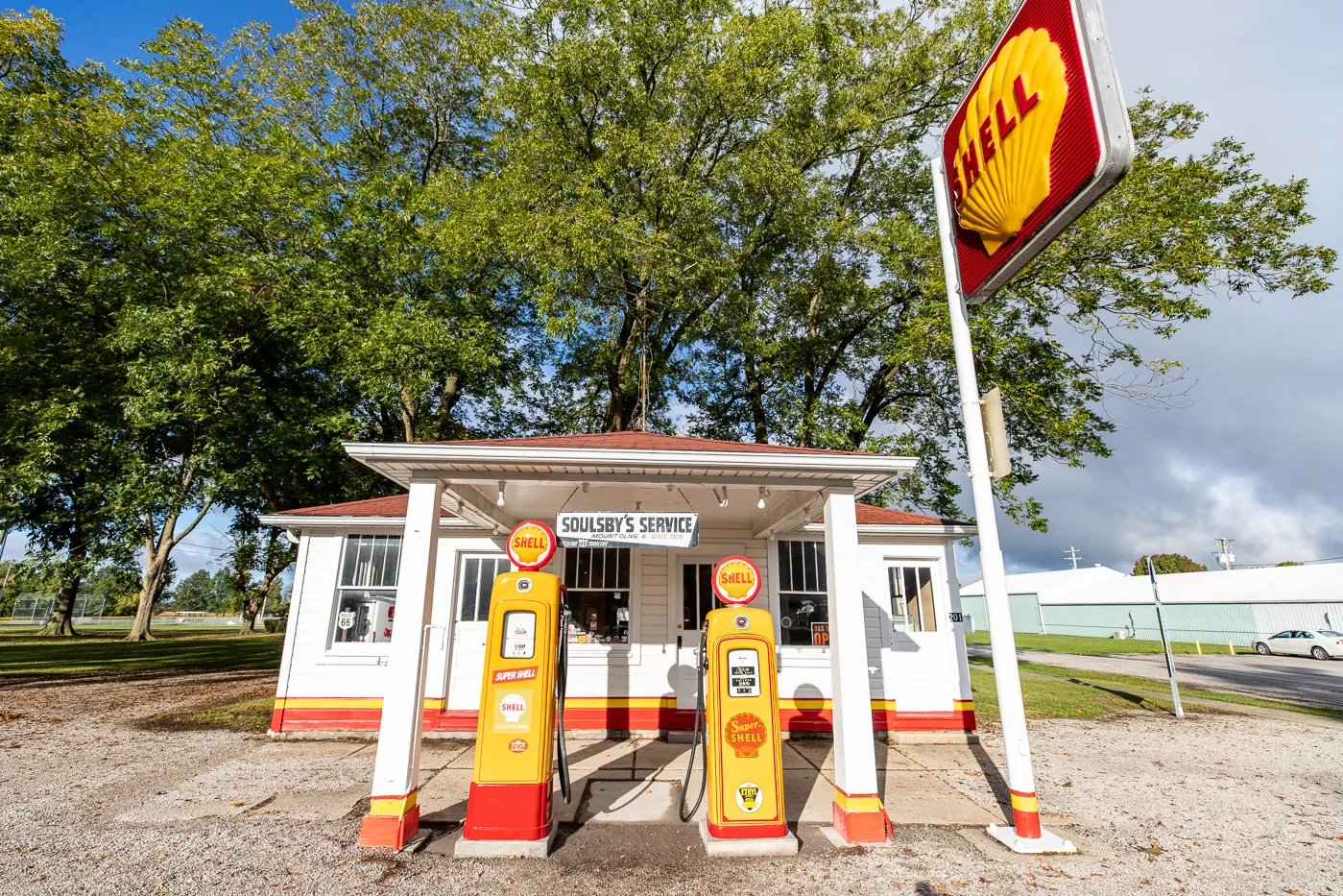 Soulsby Service Station in Mount Olive, Illinois Route 66