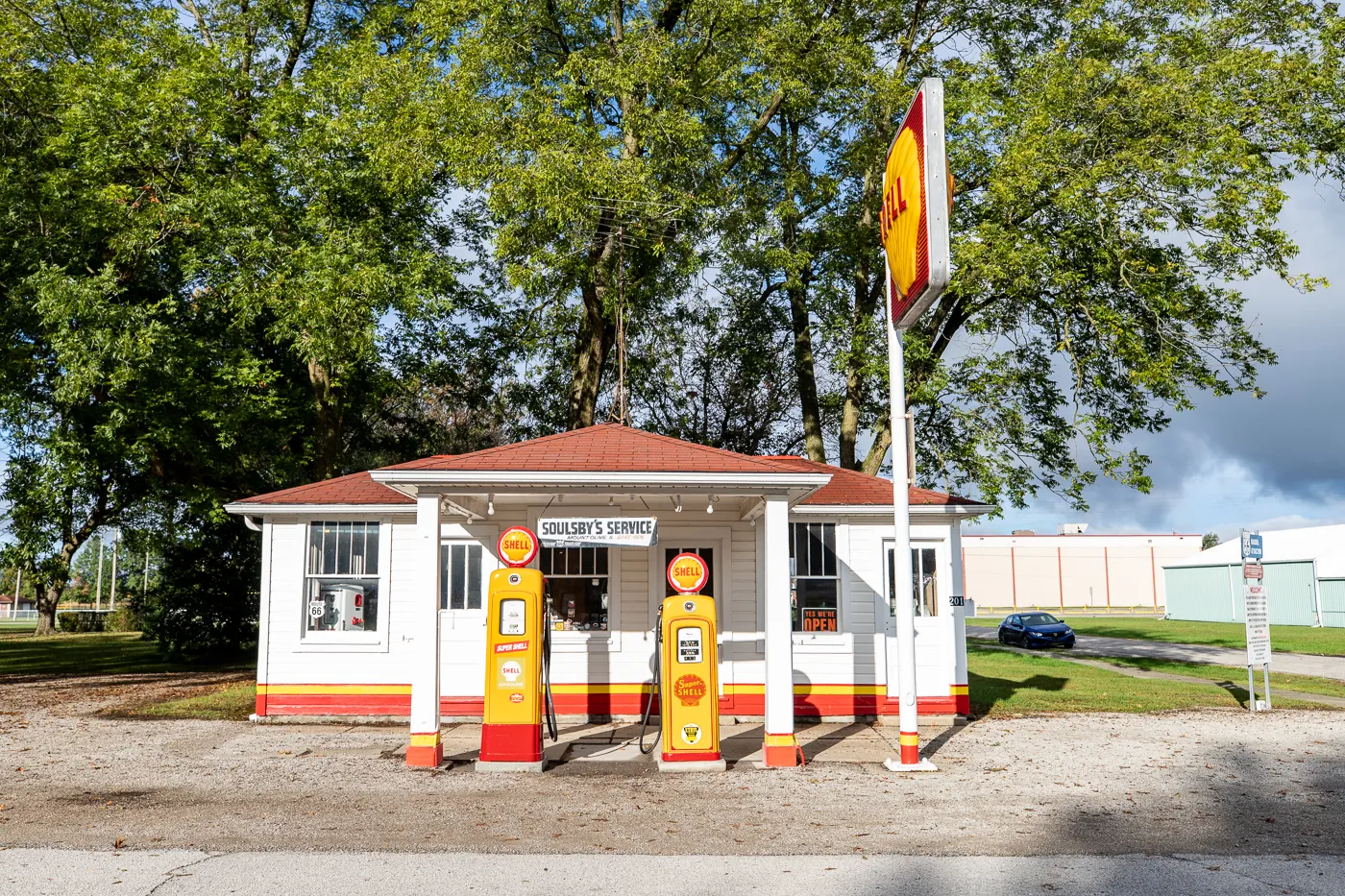 Soulsby Service Station in Mount Olive, Illinois Route 66