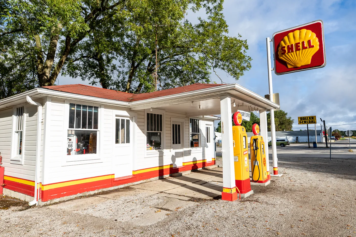 Soulsby Service Station in Mount Olive, Illinois Route 66