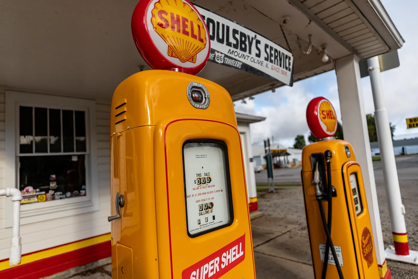 Soulsby Service Station in Mount Olive, Illinois Route 66