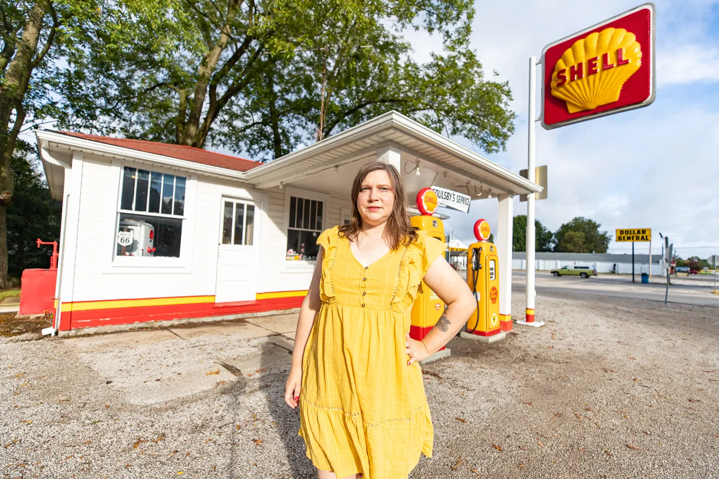 Soulsby Service Station in Mount Olive, Illinois Route 66