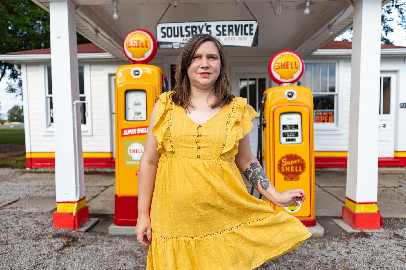 Soulsby Service Station in Mount Olive, Illinois Route 66