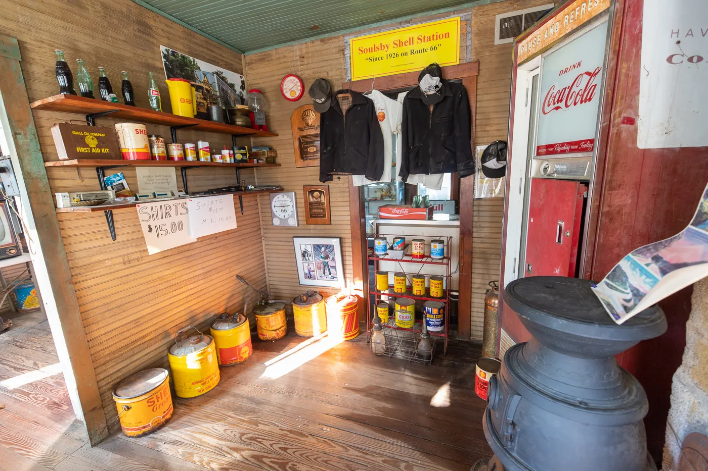 Soulsby Service Station in Mount Olive, Illinois Route 66