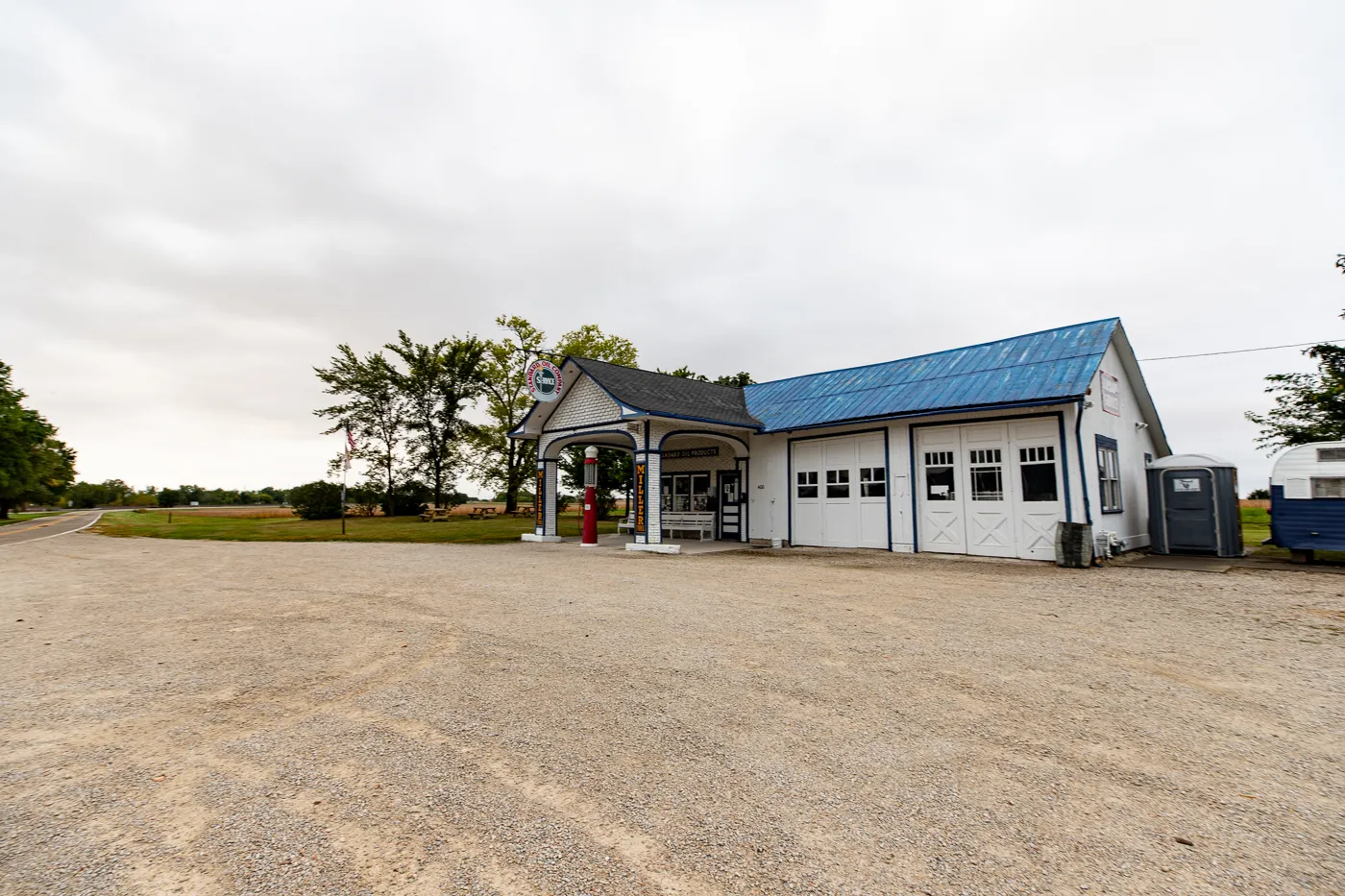 Standard Oil Filling Station in Odell, Illinois Route 66