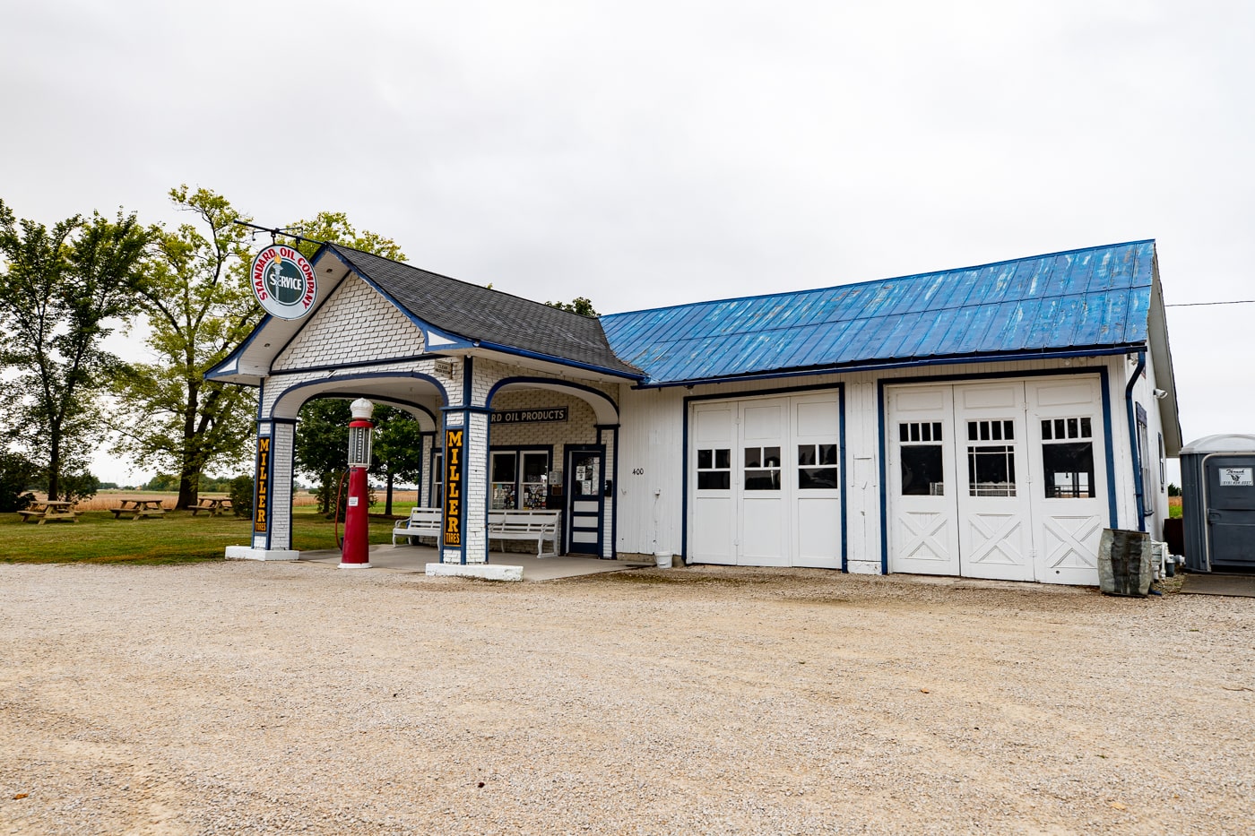 Standard Oil Filling Station in Odell, Illinois Route 66