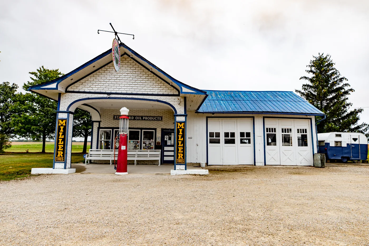 Standard Oil Filling Station in Odell, Illinois Route 66