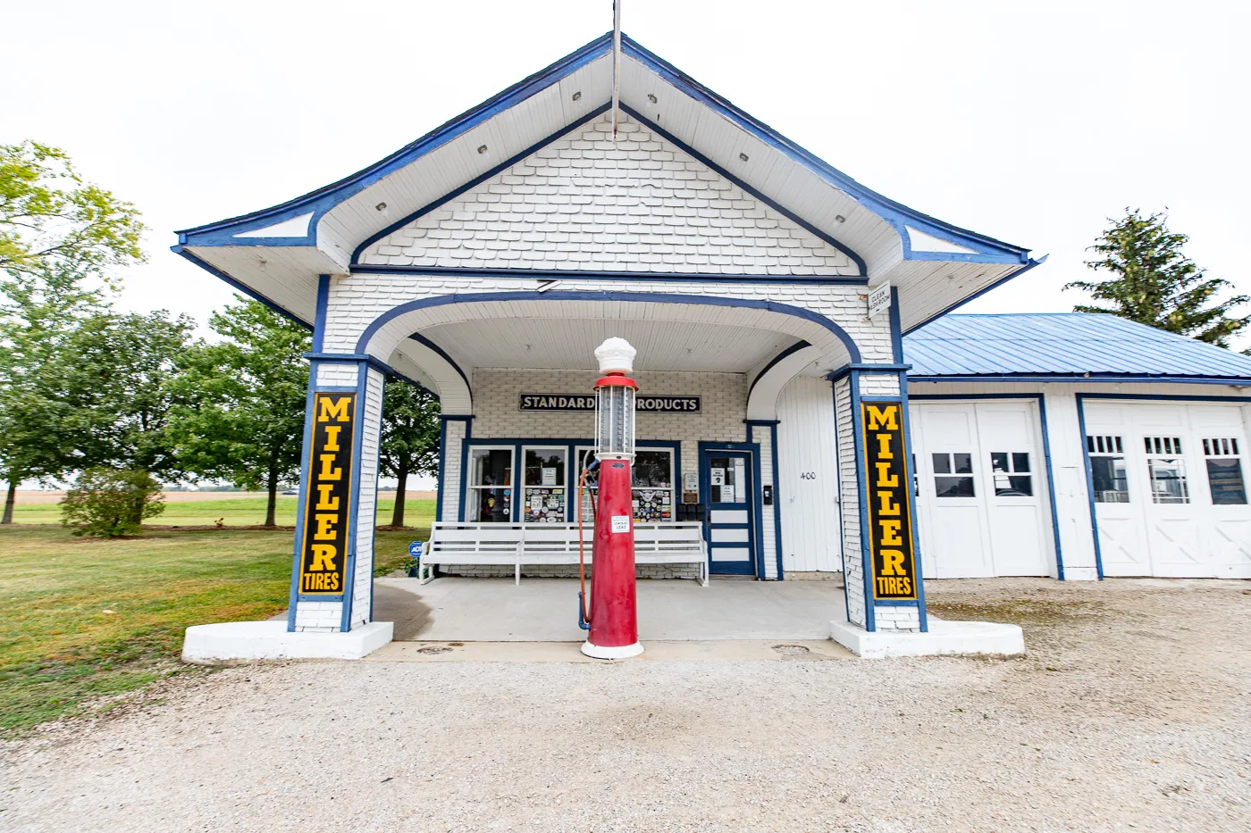 Standard Oil Filling Station in Odell, Illinois Route 66