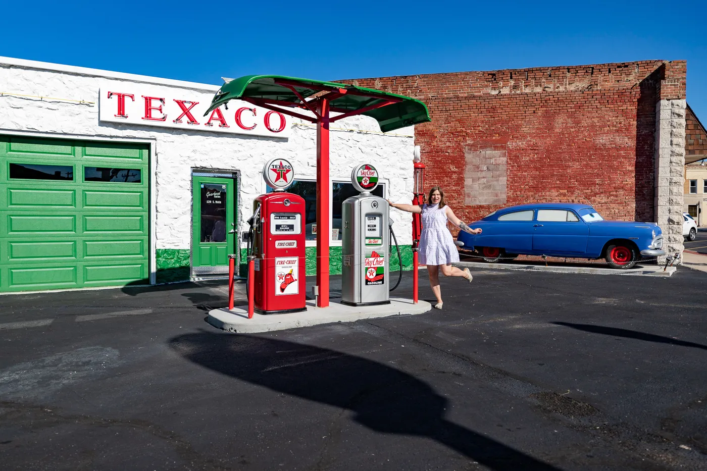 Gearhead Curios: Restored Texaco Station in Galena, Kansas