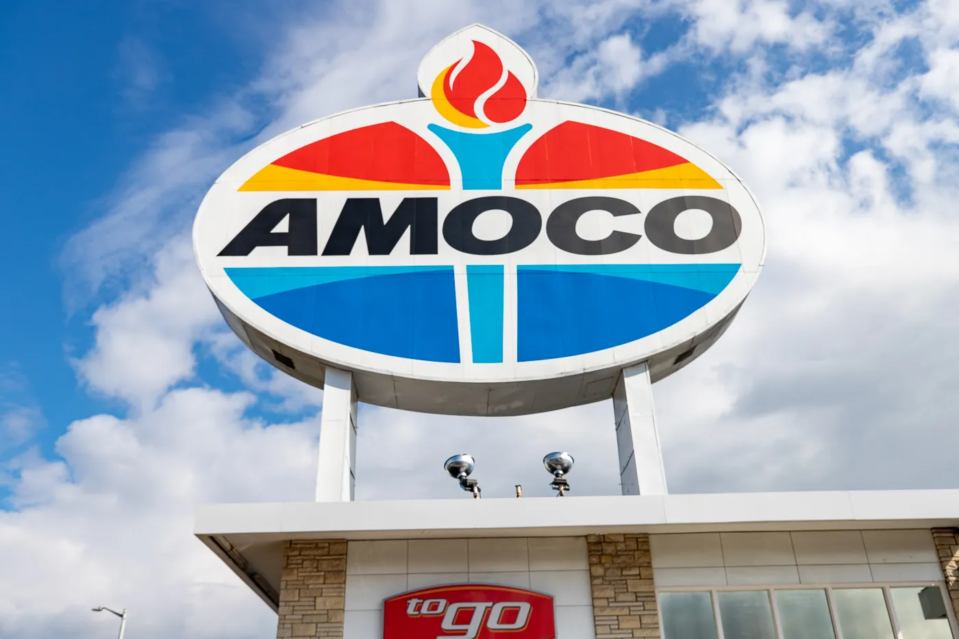 World's Largest Amoco Sign in St. Louis, Missouri