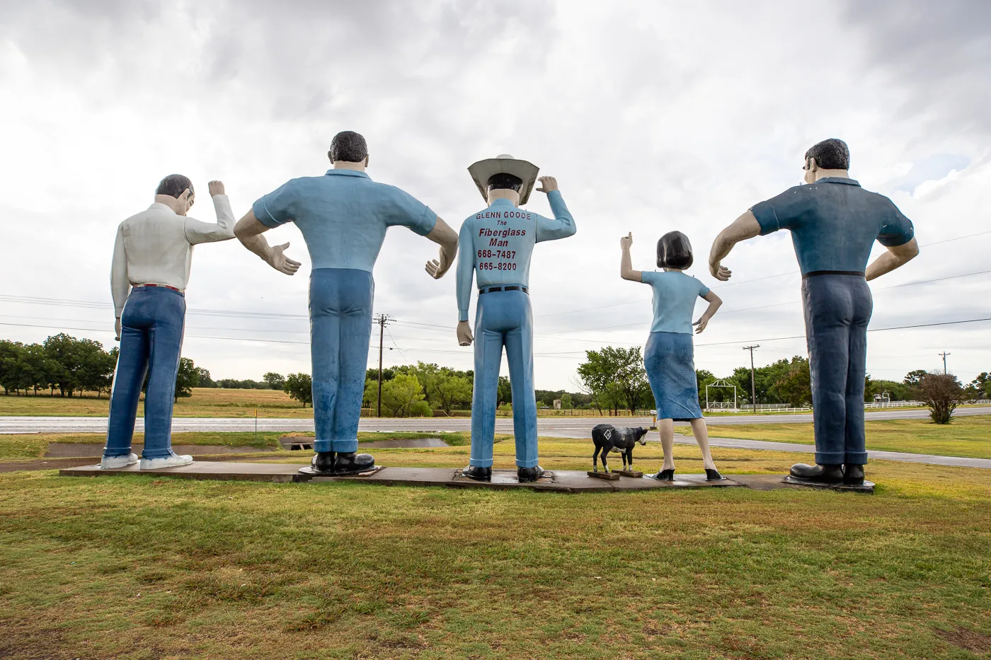 Glenn Goode's Big People in Gainesville, Texas Roadside Attraction